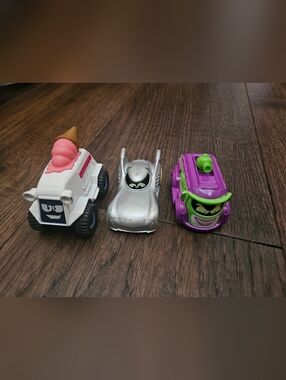 Batwheels Legion of Zoom Batcast Set of 3: Snowy, Bam & Prank Used Condition. 